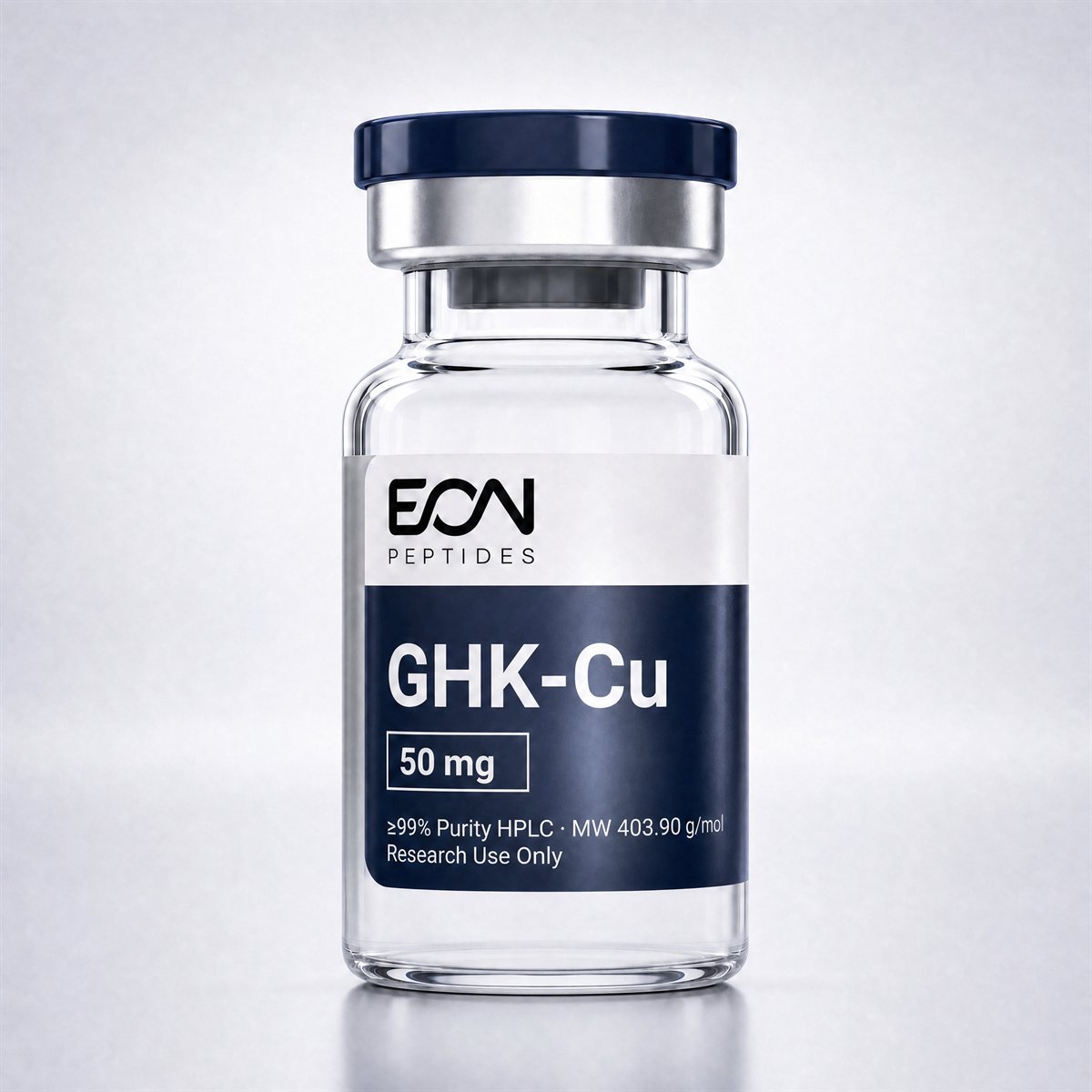 GHK-Cu vial from the Eon Peptides research catalog