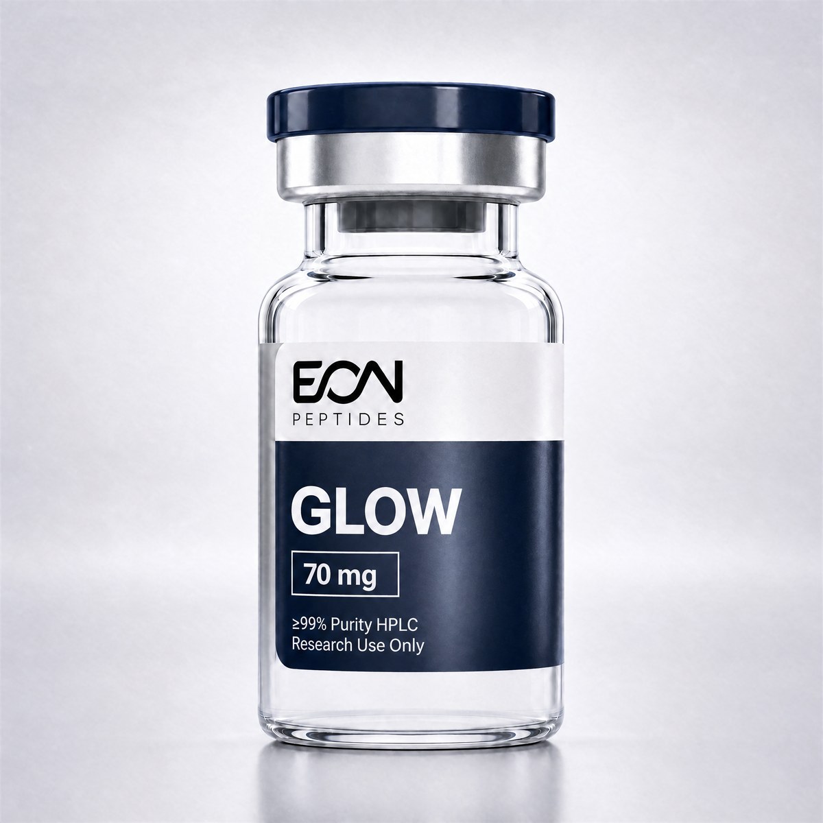 Glow vial from the Eon Peptides research catalog