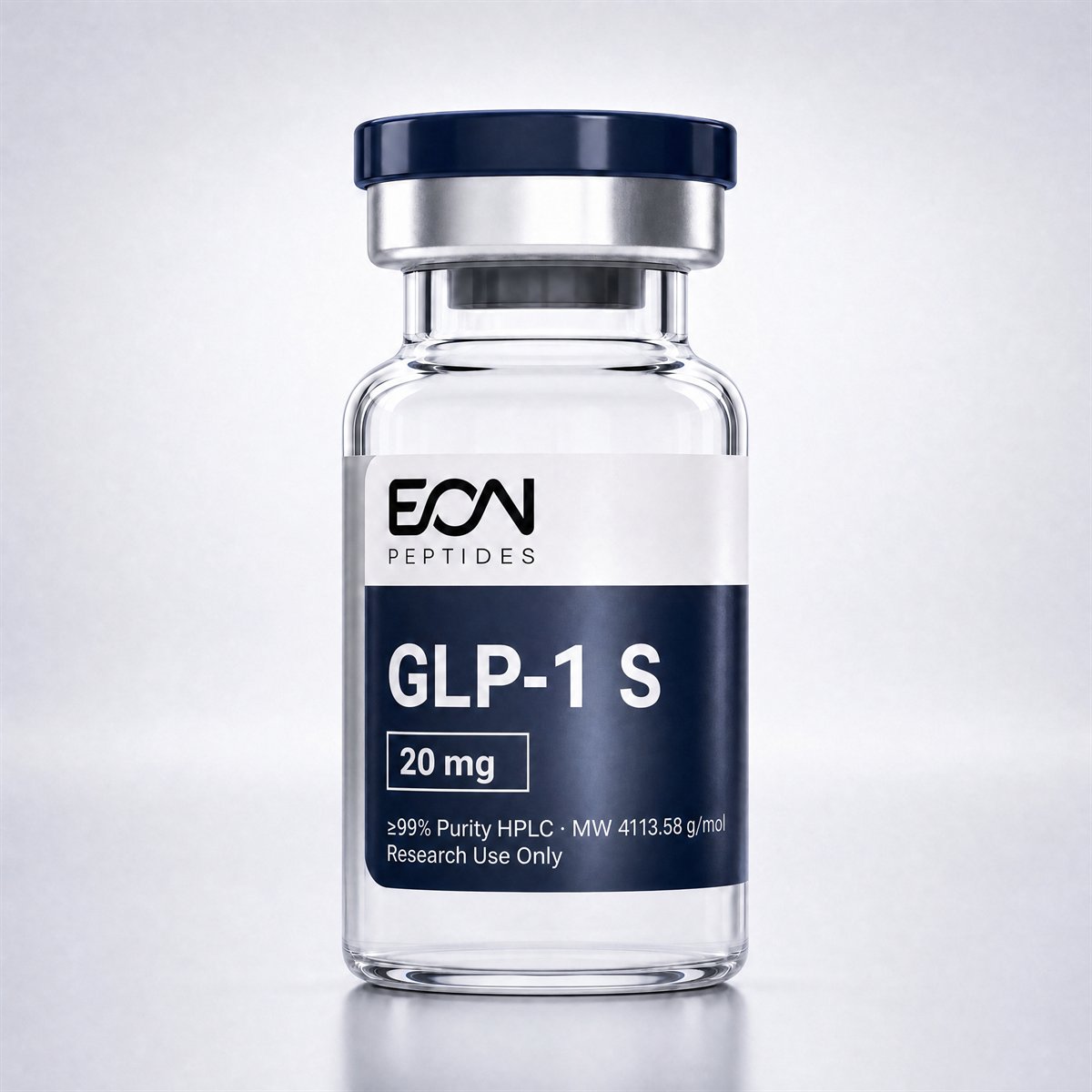 GLP-1 S vial from the Eon Peptides research catalog