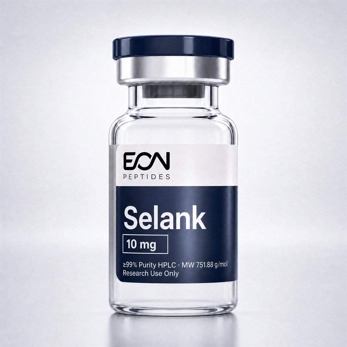 Selank vial from the Eon Peptides research catalog